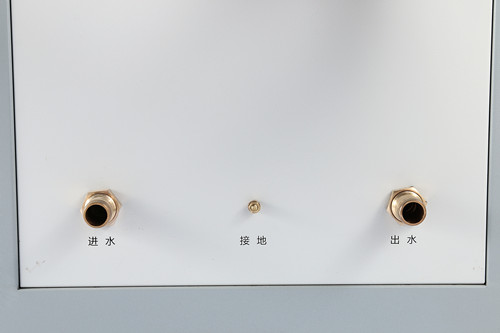 50機主機背面進出水接口和接地端子